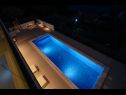 Házak a pihenésre Maca - pool an view: H(8) Okrug Gornji - Ciovo sziget  - Horvátország  - medence