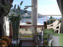 Apartmanok Aurelius - relaxing with gorgeous view A1 Luce (4+2), A2 Marin(2+2), A3 Maja(4+2), A4 Duje(2+2) Okrug Gornji - Ciovo sziget  - Apartman - A1 Luce (4+2): kilátás a tengerre