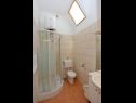 Apartmanok és szobák Andri - 100m from sea: A1 Andrea(2+2), A2 Nika(2) Dubrovnik - Riviera Dubrovnik  - Apartman - A1 Andrea(2+2): fürdőszoba toalettel