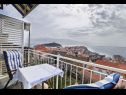 Apartmanok Anja - beautiful panoramic view: A1(2) Dubrovnik - Riviera Dubrovnik  - Apartman - A1(2): balkon