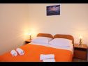 Apartmanok és szobák Nikola 1 - free parking: SA1(2+2), A5(3+1), A6(4+1), A8(4+1), R4(2), R7(2) Mlini - Riviera Dubrovnik  - Apartman - A5(3+1): hálószoba