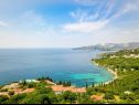 Apartmanok és szobák Villa Bouganvillea - sea view & garden: A1 Deluxe (2+1), A2 Superior (2+1), A3 Comfort (2+1), A4 Premium (2+1), R1 Deluxe (2), R2 Comfort (2) Mlini - Riviera Dubrovnik  - kilátás a tengerre (ház és környéke)