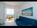 Apartmanok és szobák Villa Bouganvillea - sea view & garden: A1 Deluxe (2+1), A2 Superior (2+1), A3 Comfort (2+1), A4 Premium (2+1), R1 Deluxe (2), R2 Comfort (2) Mlini - Riviera Dubrovnik  - Apartman - A1 Deluxe (2+1): nappali