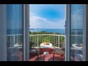 Apartmanok és szobák Villa Bouganvillea - sea view & garden: A1 Deluxe (2+1), A2 Superior (2+1), A3 Comfort (2+1), A4 Premium (2+1), R1 Deluxe (2), R2 Comfort (2) Mlini - Riviera Dubrovnik  - Apartman - A3 Comfort (2+1): terasz