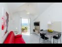Apartmanok és szobák Villa Bouganvillea - sea view & garden: A1 Deluxe (2+1), A2 Superior (2+1), A3 Comfort (2+1), A4 Premium (2+1), R1 Deluxe (2), R2 Comfort (2) Mlini - Riviera Dubrovnik  - Apartman - A4 Premium (2+1): nappali