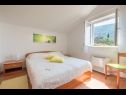 Apartmanok és szobák Villa Bouganvillea - sea view & garden: A1 Deluxe (2+1), A2 Superior (2+1), A3 Comfort (2+1), A4 Premium (2+1), R1 Deluxe (2), R2 Comfort (2) Mlini - Riviera Dubrovnik  - Apartman - A4 Premium (2+1): hálószoba