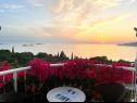 Apartmanok és szobák Villa Bouganvillea - sea view & garden: A1 Deluxe (2+1), A2 Superior (2+1), A3 Comfort (2+1), A4 Premium (2+1), R1 Deluxe (2), R2 Comfort (2) Mlini - Riviera Dubrovnik  - Szoba - R2 Comfort (2): a terasz kilátása