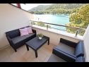 Apartmanok Leo - sea view & comfortable: A1(6) Ploce - Riviera Dubrovnik  - kilátás a tengerre