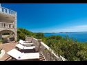 Házak a pihenésre Luxury - amazing seaview H(8+2) Soline (Dubrovnik) - Riviera Dubrovnik  - Horvátország  - terasz