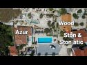 Házak a pihenésre Three holiday homes: H1 Azur (4), H2 Wood (4), H3 Ston (4+2) Orebic - Félsziget Peljesac  - Horvátország  - ház