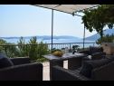 Házak a pihenésre Jak - sea view: H(4) Orebic - Félsziget Peljesac  - Horvátország  - H(4): terasz