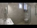 Apartmanok Sunny Hvar - with pool; A1(2), A2(4+1) Öböl Basina (Jelsa) - Hvar sziget  - Horvátország  - Apartman - A2(4+1): fürdőszoba toalettel