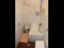 Apartmanok Jasna - 300 m from sea: A2 Nado (4+1) Jelsa - Hvar sziget  - Apartman - A2 Nado (4+1): fürdőszoba toalettel