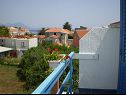 Apartmanok Blue - 200 m from sea: A11(2+2), A12(2+2), SA13(3), SA14(3), A15(2+2), A16(2+2) Sucuraj - Hvar sziget  - Apartman - A15(2+2), A16(2+2): a balkon kilátása