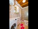 Apartmanok Kati - pure nature & serenity: A1(5) Öböl Zarace (Milna) - Hvar sziget  - Horvátország  - Apartman - A1(5): fürdőszoba toalettel