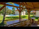  Blue house - outdoor pool: H(8+2) Plaski - Kontinentális Horvátország - Horvátország  - terasz