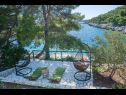 Házak a pihenésre Momento - peaceful resort : H(10) Blato - Korcula sziget  - Horvátország  - kerti terasz