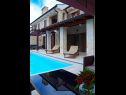 Házak a pihenésre Berna - pool house: H(6+1) Malinska - Krk sziget  - Horvátország  - medence