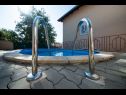 Apartmanok Ivona - open swimming pool: A1 (4+2), A2 (2+2) Njivice - Krk sziget  - medence