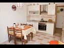 Apartmanok Luka A1(4), A2(4) Vrbnik - Krk sziget  - Apartman - A1(4): konyha ebédlővel