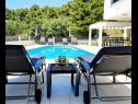 Apartmanok Villa Esse - heated pool & seaview: A1(2+2), A2(4+2), A3(2+2), A4(4+2), A5(2+2) Baska Voda - Riviera Makarska  - ház