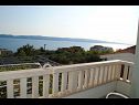 Apartmanok Marko - amazing sea view: A1(2+2), A2(2+3), A4(2+2), A5(2+3), A6(4+2), A7(2+2), A8(2+1) Brela - Riviera Makarska  - Apartman - A2(2+3): balkon