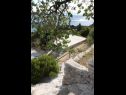 Apartmanok Up - amazing sea view: A1(2) Brela - Riviera Makarska  - udvar
