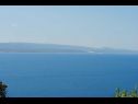  Maza - with seaview & parking: R1(2+1), R2(2) Brela - Riviera Makarska  - kilátás a tengerre (ház és környéke)