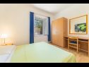 Apartmanok Horizont - 150 m from pebble beach: A1-Filip(4+2), A2-Mario(4+2) Brist - Riviera Makarska  - Apartman - A1-Filip(4+2): hálószoba