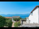Apartmanok Jure - terrace with amazing sea view: A1 Leona (6+2), A2 Ivano (6+2) Brist - Riviera Makarska  - kilátás