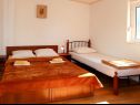 Apartmanok Biljana - 150m from beach: A1(2+1), A2(2+2), A3(5), A4(2+2) Gradac - Riviera Makarska  - Apartman - A4(2+2): hálószoba
