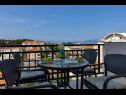 Apartmanok Josip - panoramic sea view & parking: A1(4+2) Makarska - Riviera Makarska  - terasz