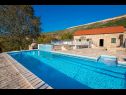 Házak a pihenésre Stipe - with pool : H(6+1) Rascane - Riviera Makarska  - Horvátország  - H(6+1): medence