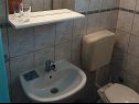 Apartmanok Boro - sea view SA1(3), SA2(3), SA3(3) Dugi Rat - Riviera Omis  - Apartmanstudió - SA3(3): fürdőszoba toalettel