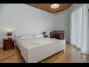 Apartmanok Milica - sea view : A1(2+2), A2(2+2) Krilo Jesenice - Riviera Omis  - Apartman - A2(2+2): hálószoba