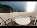 Apartmanok Paradiso with gorgeous sea view: A1 Doris (4+2), SA2 Petra (2+2), SA3 Nina (2) Lokva Rogoznica - Riviera Omis  - Apartman - A1 Doris (4+2): balkon