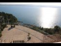 Apartmanok Paradiso with gorgeous sea view: A1 Doris (4+2), SA2 Petra (2+2), SA3 Nina (2) Lokva Rogoznica - Riviera Omis  - kilátás