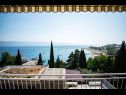 Apartmanok Ozren - amazing sea view: A1(7+1), A2(4+1) Omis - Riviera Omis  - Apartman - A1(7+1): a terasz kilátása