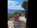 Apartmanok Đuro - panoramic sea view: A3(3+1), A5(5) Stanici - Riviera Omis  - kilátás