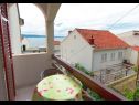 Apartmanok Neva - 50m from the sea A1(2+1), A2(2+1), SA3(3) Sumpetar - Riviera Omis  - Apartmanstudió - SA3(3): balkon