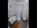 Apartmanok Rina A1(4), A2(3), A3(3) Nevidane - Pasman sziget  - Apartman - A3(3): fürdőszoba toalettel
