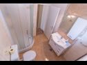 Apartmanok Rezikica - green oasis; A1(7), A2(9) Palit - Rab sziget  - Apartman - A1(7): fürdőszoba toalettel
