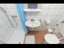Apartmanok Nedo - private parking: A1(6) Supetarska Draga - Rab sziget  - Apartman - A1(6): fürdőszoba toalettel