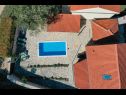 Házak a pihenésre Tihomir - with pool : H(6+2) Drnis - Riviera  Sibenik  - Horvátország  - ház