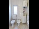 Apartmanok Vinx - grill and terrace A1(2+2), A2(2+2) Öböl Kanica (Rogoznica) - Riviera  Sibenik  - Horvátország  - Apartman - A2(2+2): fürdőszoba toalettel