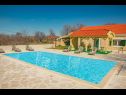 Házak a pihenésre Villa Karaga - with private pool: H(8+1) Ljubotic - Riviera  Sibenik  - Horvátország  - medence