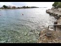 Apartmanok Ziva - by the beach; A1(6), A2(4), A3 (2+1) Öböl Lozica (Rogoznica) - Riviera  Sibenik  - Horvátország  - strand