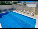 Apartmanok Bisernica - with pool; A1(6), A2(6), A3(2) Razanj - Riviera  Sibenik  - medence