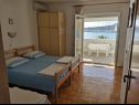 Apartmanok Tonci - by the sea: A2(4), A3(4) Rogoznica - Riviera  Sibenik  - Apartman - A3(4): hálószoba