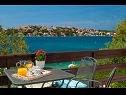 Házak a pihenésre Lucmar - swimming pool and sea view H(8+2) Zatoglav - Riviera  Sibenik  - Horvátország  - kilátás a tengerre (ház és környéke)